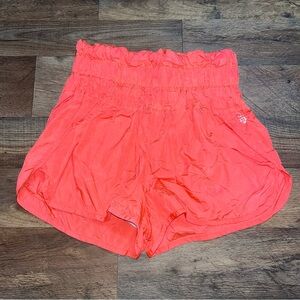 Free People Way Home Shorts Sz Small Orange